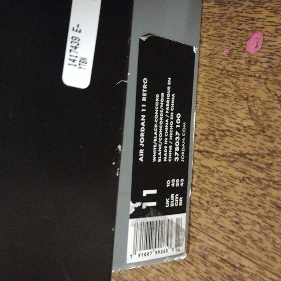 Custom Jordan 11 retro concords. Orange added. - Picture 10 of 11